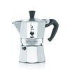 Гейзерная кофеварка MOKA EXPRESS на 2 чашки 100 мл, черная/серебро, алюминий, Bialetti