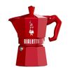 Гейзерная кофеварка MOKA EXPRESS Exclusive на 6 чашек, красная, алюминий, Bialetti