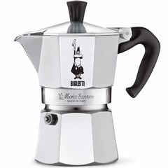 Гейзерная кофеварка MOKA EXPRESS на 3 чашки 120 мл, алюминий, Bialetti