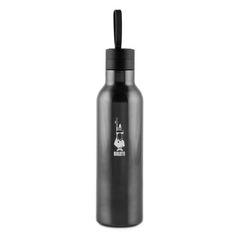 Термобутылка Grey, 750 мл, нержавеющая сталь, темно-серая, Bialetti