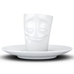 Кофейная пара Tassen Cheery, 80 мл, белая, Tassen