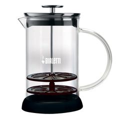 Капучинатор Milk Frother, 330 мл / 1л, ручной, стекло, Bialetti