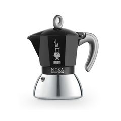 Гейзерная кофеварка Bialetti MOKA INDUCTION черный, на 4 порции