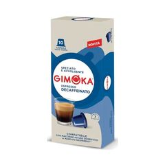 Капсулы формата Nespresso Classic, Soave, без кофеина, 10 капсул, Gimoka