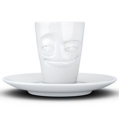 Кофейная пара Tassen Impish, 80 мл, белая, Tassen