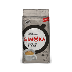 Кофе молотый в/у 250 гр Gusto Ricco, Gimoka