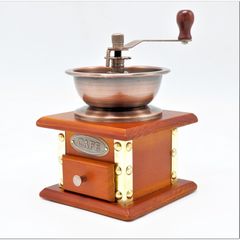Кофемолка ручная BK-2536, дерево, керамика, нержавеющая сталь, Bekker