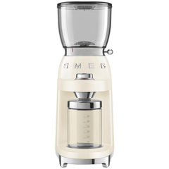 Кофемолка электрическая CGF01, нержавеющая сталь, кремовый, SMEG