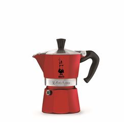 Гейзерная кофеварка Moka Express Rossa, 4942, на 3 чашки, Bialetti