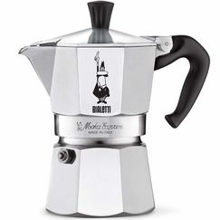 Гейзерная кофеварка MOKA EXPRESS на 3 чашки 120 мл, алюминий, Bialetti
