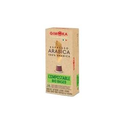 Капсулы формата Nespresso Classic, Bio 100% Arabica, 10 капсул, Gimoka