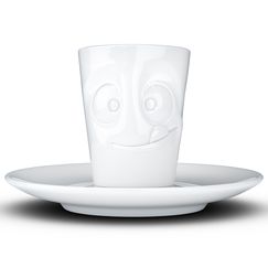 Кофейная пара Tassen Tasty, 80 мл, белая, Tassen