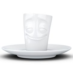 Кофейная пара Tassen Cheery, 80 мл, белая, Tassen
