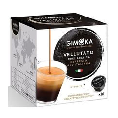 Капсулы формата Dolce Gusto, Espresso Vellutato, 16 капсул, Gimoka