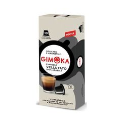 Капсулы формата Nespresso Classic, Vellutato, 10 капсул, Gimoka