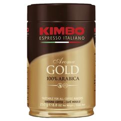 Кофе молотый Kimbo Aroma Gold, молотый 250гр ж/б