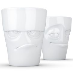 Набор кружек Tassen Grumpy & Impish, 2 шт, 350 мл, белый, Tassen