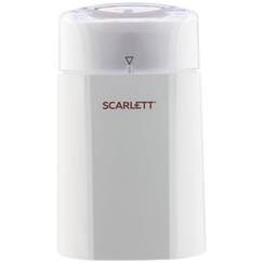 Кофемолка электрическая SC-CG44506, пластик, нержавеющая сталь, белая, Scarlett