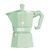Гейзерная кофеварка MOKA EXPRESS Exclusive на 3 чашки, зеленая, алюминий, Bialetti
