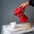 Гейзерная кофеварка MOKA EXPRESS Exclusive на 6 чашек, красная, алюминий, Bialetti, изображение 3