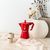 Гейзерная кофеварка MOKA EXPRESS Exclusive на 6 чашек, красная, алюминий, Bialetti, изображение 4