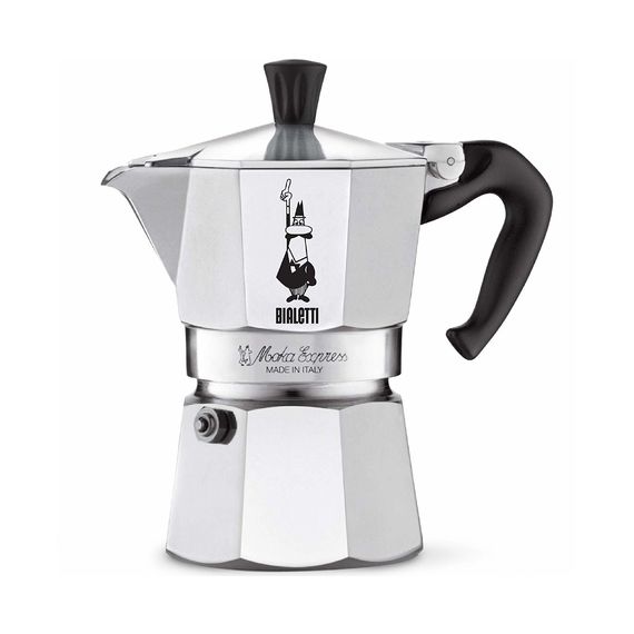 Гейзерная кофеварка MOKA EXPRESS на 4 чашки 160 мл, алюминий, Bialetti