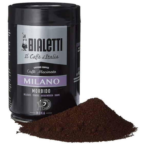Кофе молотый Bialetti  MILANO, 100% арабика, 250 г, жестяная банка