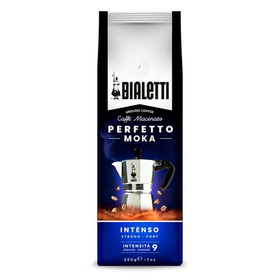 Кофе молотый Bialetti PERFETTO MOKA INTENSO, 250 г, вакуумный пакет
