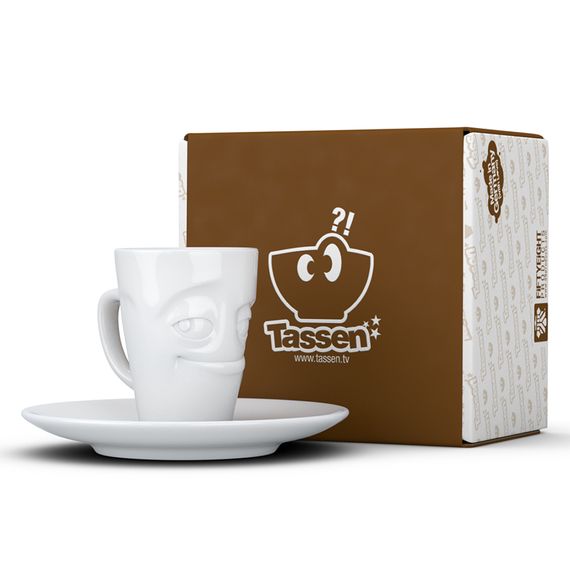 Кофейная пара Tassen Impish, 80 мл, белая, Tassen, изображение 10