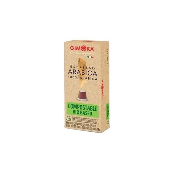Капсулы формата Nespresso Classic, Bio 100% Arabica, 10 капсул, Gimoka