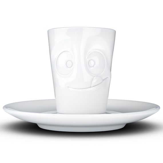 Кофейная пара Tassen Tasty, 80 мл, белая, Tassen