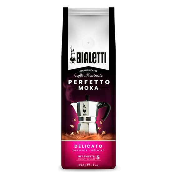Кофе молотый Bialetti PERFETTO MOKA DELICATO, 250 г, вакуумный пакет