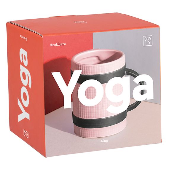 Кружка Yoga Mug розовая, Doiy, изображение 3