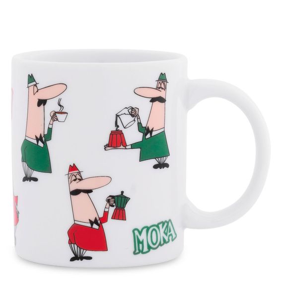 Кружка Italia L'Omino Italiano, 310 мл, фарфор, DCMOKI0032, Bialetti