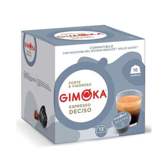 Капсулы формата Dolce Gusto, Espresso Deciso, 16 капсул, Gimoka