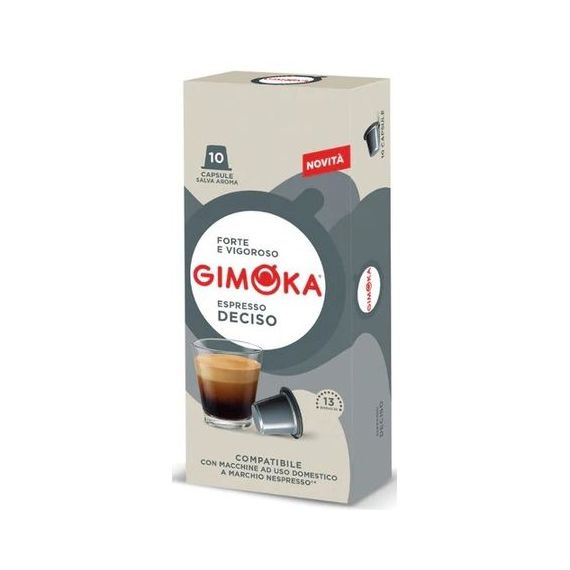 Капсулы формата Nespresso Classic, Deciso, 10 капсул, Gimoka
