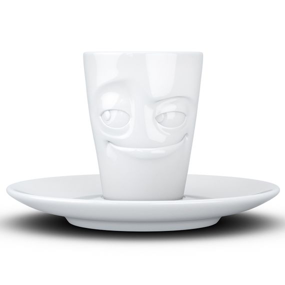Кофейная пара Tassen Impish, 80 мл, белая, Tassen