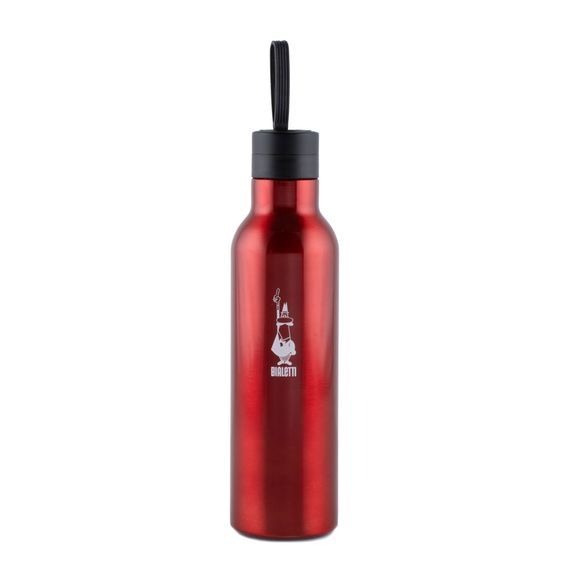 Термобутылка Red, 500 мл, нержавеющая сталь, красная, Bialetti