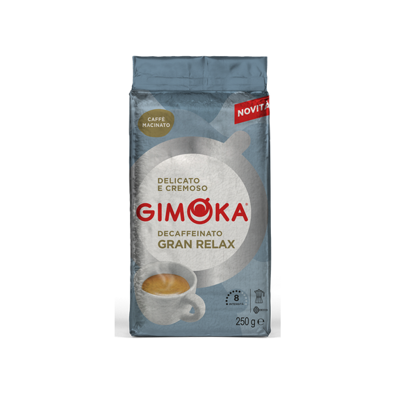 Кофе молотый без кофеина в/у 250 г Gran Relax Dec, Gimoka