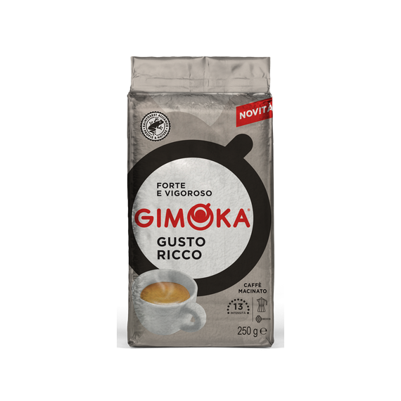 Кофе молотый в/у 250 гр Gusto Ricco, Gimoka