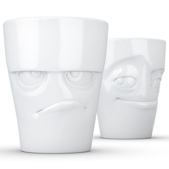 Набор кружек Tassen Grumpy & Impish, 2 шт, 350 мл, белый, Tassen