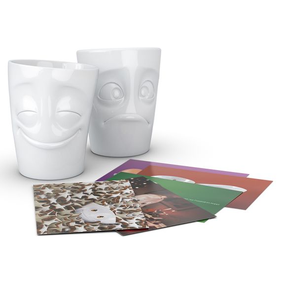 Набор кружек Tassen Cheery & Baffled, 2 шт, 350 мл, белый, Tassen, изображение 4