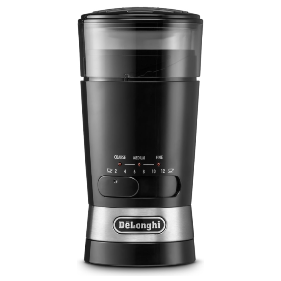 Кофемолка электрическая KG210, пластик, нержавеющая сталь, DeLonghi