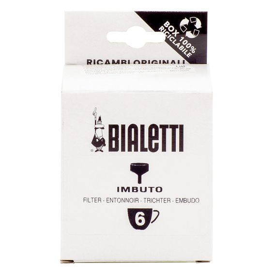 Воронка для гейзерных кофеварок Moka Induction на 6 чашек, в блистерной упаковке, Bialetti