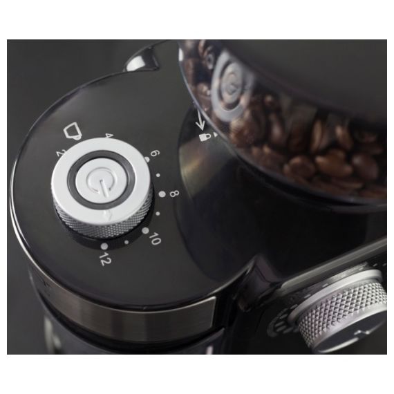 Кофемолка электрическая Barista Crema, пластик, нержавеющая сталь, CASO, изображение 5