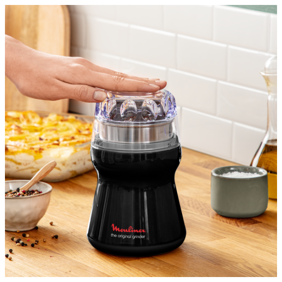 Кофемолка электрическая Original grinder AR110830, пластик, нержавеющая сталь, Moulinex, изображение 8