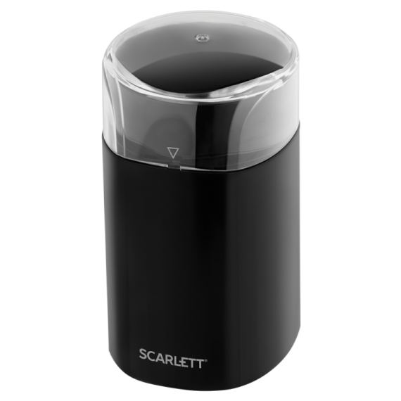 Кофемолка электрическая SC-CG44505, пластик, нержавеющая сталь, черная, Scarlett