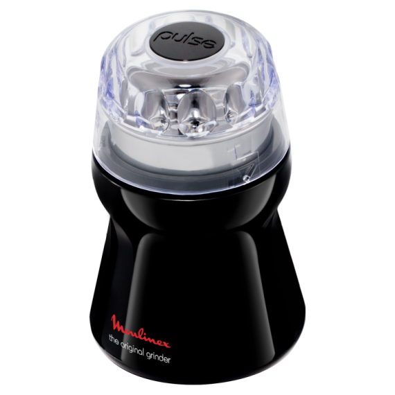 Кофемолка электрическая Original grinder AR110830, пластик, нержавеющая сталь, Moulinex
