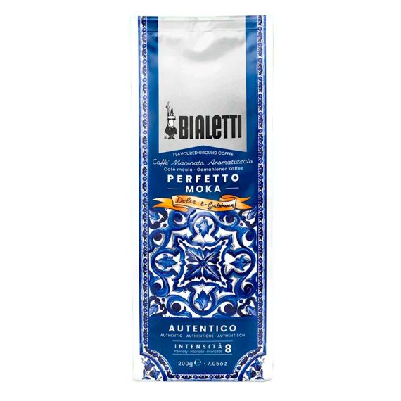 Кофе молотый Autentico D&G 200 г, жестяная банка, Bialetti