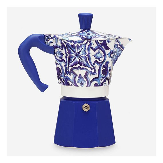 Гейзерная кофеварка Moka Express D&G BLU на 6 чашек, Bialetti, изображение 3